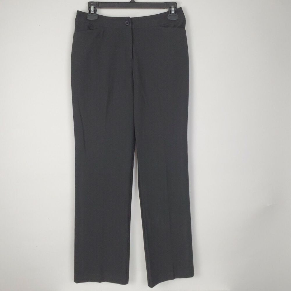 Karen Kane‎ Women's Black Stretch Straight Leg Career Pants Size 6P